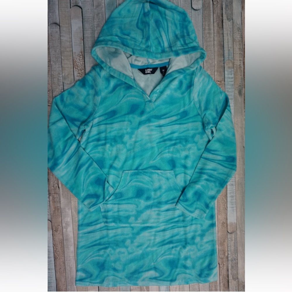 Lands’ End Turquoise Swirl Cover Up